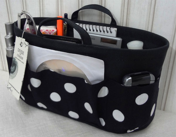 Polka Dots Bag Organizer by DivideAndConquer