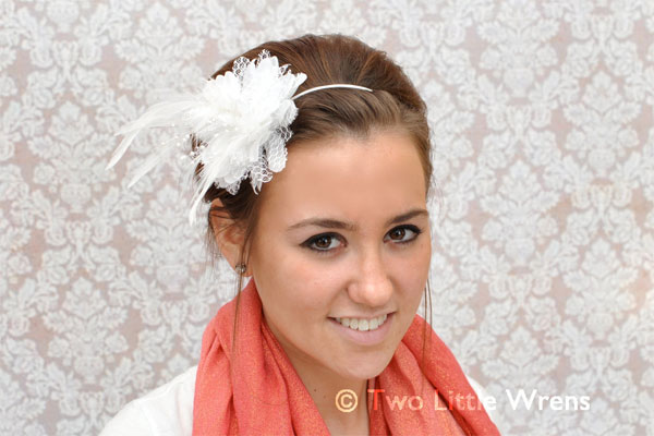 White Flower Headbands