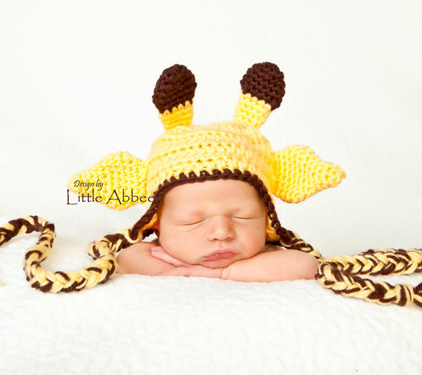 crochet hat giraffe pattern